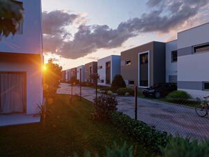 Viladomy Roudné u Českých Budějovic. Vizualizace rodinných domů - exteriéry