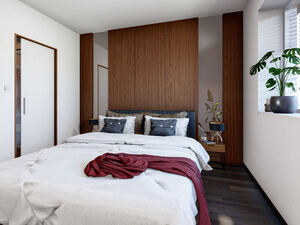 Viladomy Roudné u Českých Budějovic. Vizualizace rodinných domů - interiéry